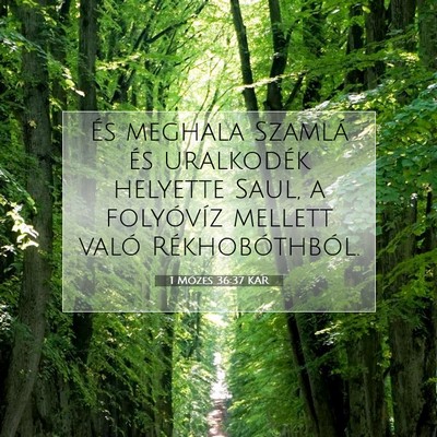 1 Mózes 36:37 Bibliai vers magyarázata