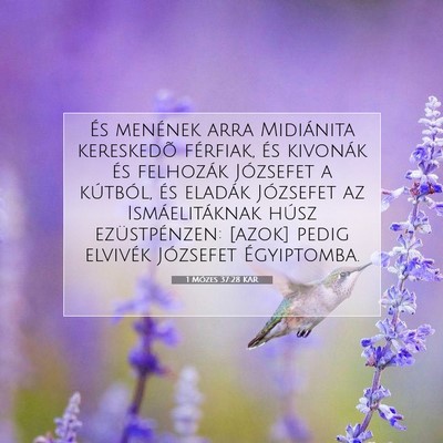 1 Mózes 37:28 KAR Bibliai verskép