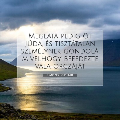 1 Mózes 38:15 Bibliai vers magyarázata
