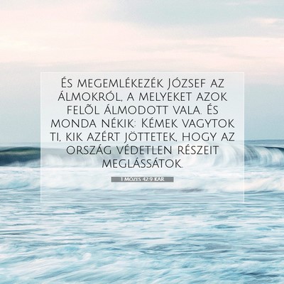 1 Mózes 42:9 Bibliai vers magyarázata