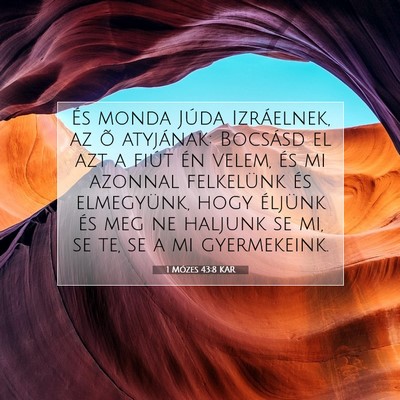 1 Mózes 43:8 Bibliai vers magyarázata