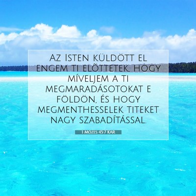 1 Mózes 45:7 Bibliai vers magyarázata