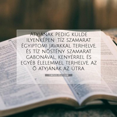 1 Mózes 45:23 Bibliai vers magyarázata