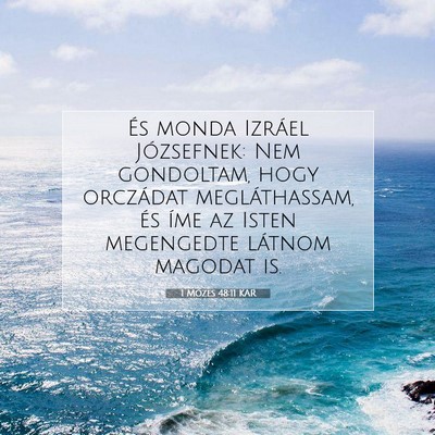 1 Mózes 48:11 Bibliai vers magyarázata