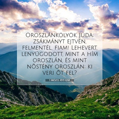 1 Mózes 49:9 Bibliai vers magyarázata