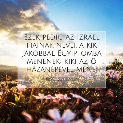 2 Mózes 1:1 Bibliai vers magyarázata
