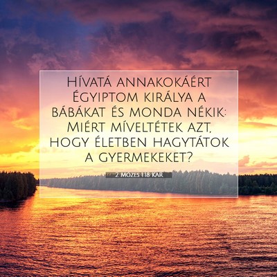 2 Mózes 1:18 Bibliai vers magyarázata