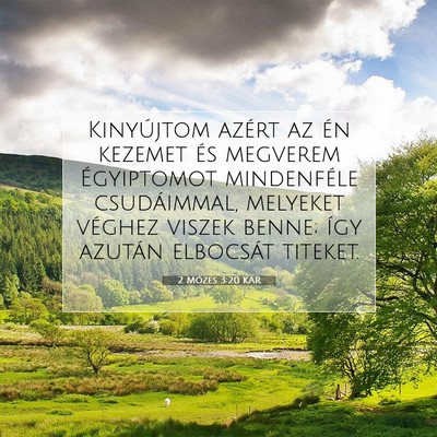 2 Mózes 3:20 KAR Bibliai verskép