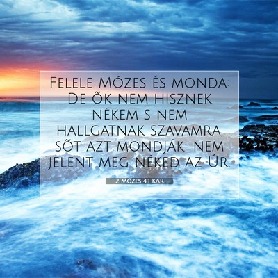 2 Mózes 4:1 KAR Bibliai verskép