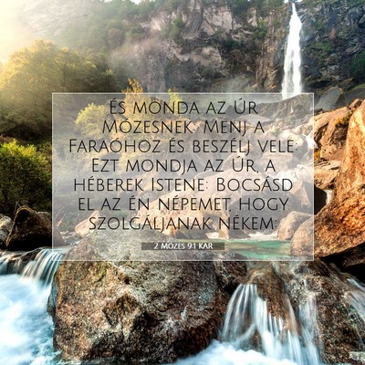 2 Mózes 9:1 KAR Bibliai verskép