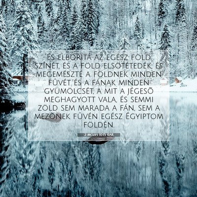 2 Mózes 10:15 KAR Bibliai verskép