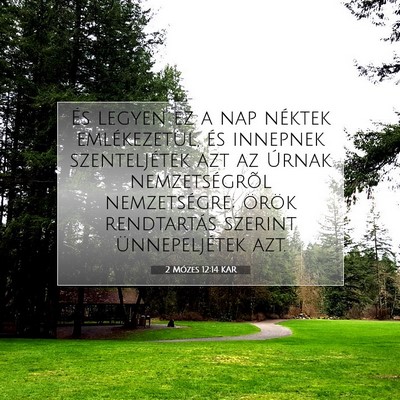 2 Mózes 12:14 KAR Bibliai verskép