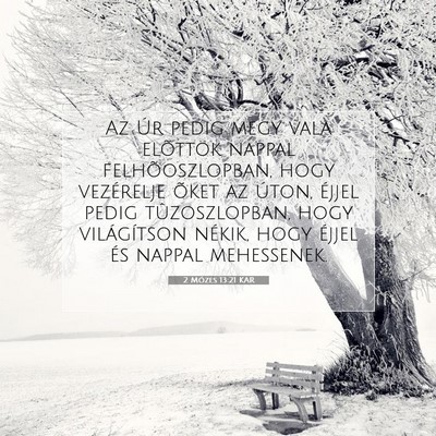2 Mózes 13:21 KAR Bibliai verskép