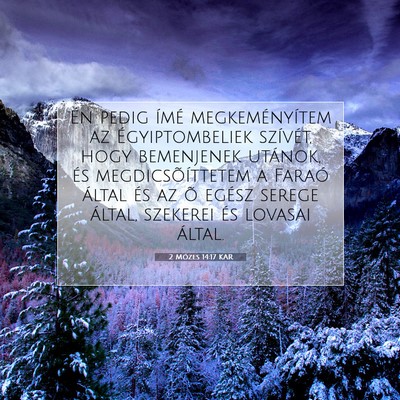 2 Mózes 14:17 KAR Bibliai verskép