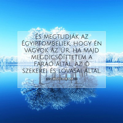 2 Mózes 14:18 KAR Bibliai verskép