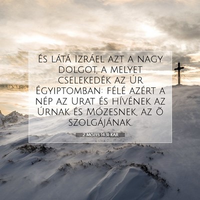 2 Mózes 14:31 KAR Bibliai verskép