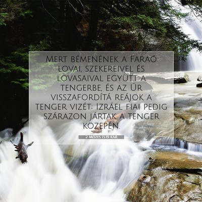 2 Mózes 15:19 KAR Bibliai verskép