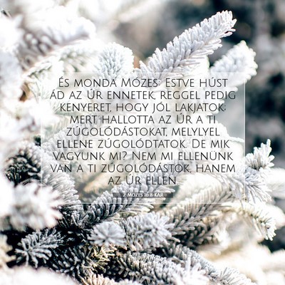 2 Mózes 16:8 KAR Bibliai verskép