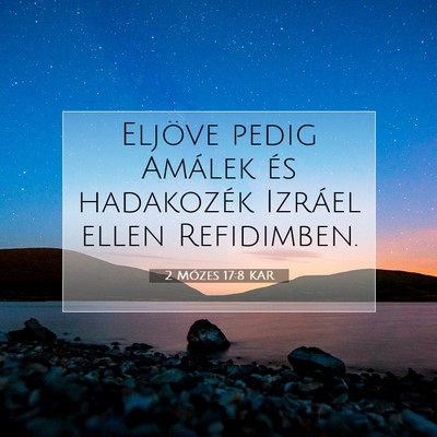 2 Mózes 17:8 KAR Bibliai verskép