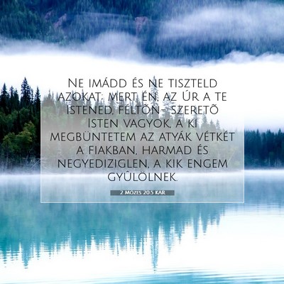 2 Mózes 20:5 KAR Bibliai verskép