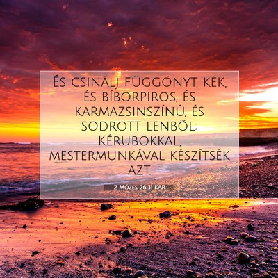 2 Mózes 26:31 KAR Bibliai verskép