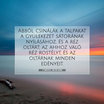 2 Mózes 38:30 KAR Bibliai verskép