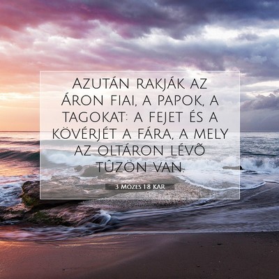 3 Mózes 1:8 Bibliai vers magyarázata