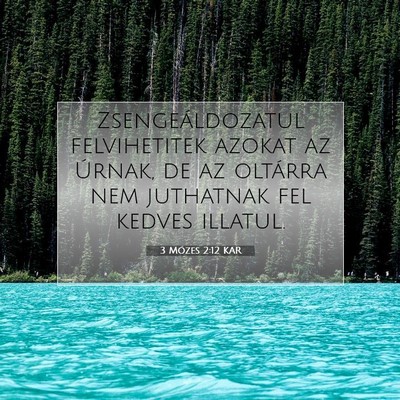 3 Mózes 2:12 KAR Bibliai verskép