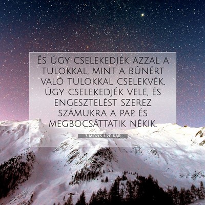 3 Mózes 4:20 KAR Bibliai verskép