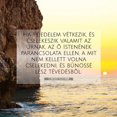 3 Mózes 4:22 KAR Bibliai verskép