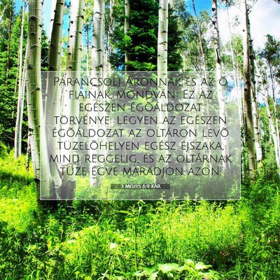3 Mózes 6:9 KAR Bibliai verskép