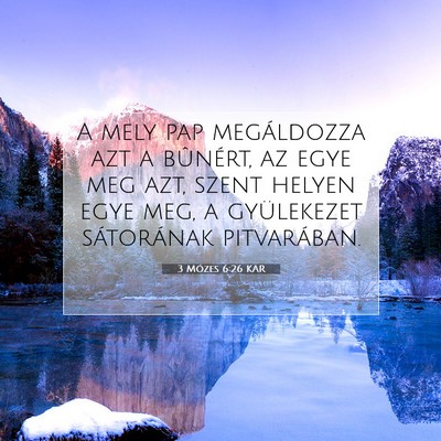 3 Mózes 6:26 KAR Bibliai verskép