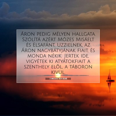 3 Mózes 10:4 KAR Bibliai verskép