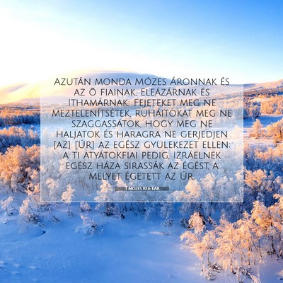 3 Mózes 10:6 KAR Bibliai verskép