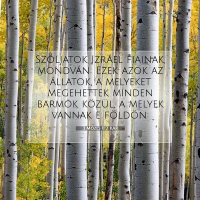 3 Mózes 11:2 KAR Bibliai verskép