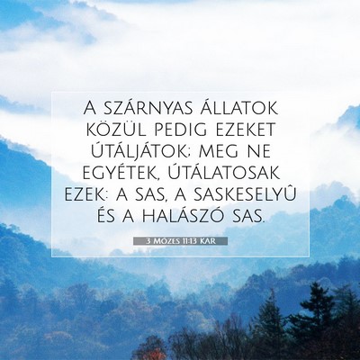 3 Mózes 11:13 KAR Bibliai verskép
