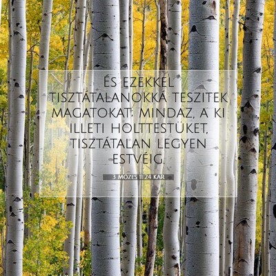 3 Mózes 11:24 KAR Bibliai verskép