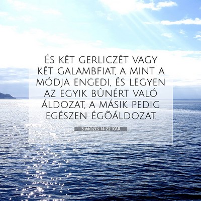 3 Mózes 14:22 KAR Bibliai verskép