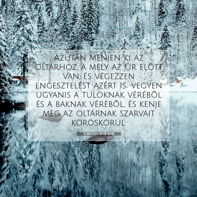 3 Mózes 16:18 KAR Bibliai verskép
