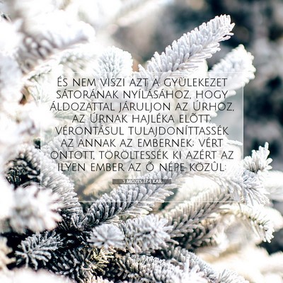 3 Mózes 17:4 KAR Bibliai verskép
