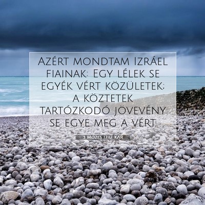 3 Mózes 17:12 KAR Bibliai verskép