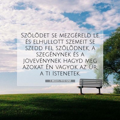 3 Mózes 19:10 KAR Bibliai verskép