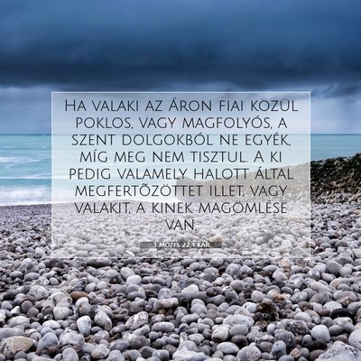 3 Mózes 22:4 KAR Bibliai verskép