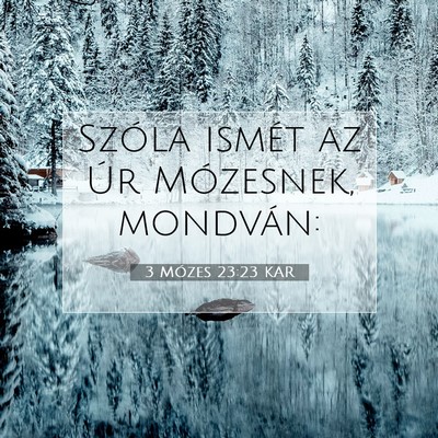 3 Mózes 23:23 Bibliai vers magyarázata