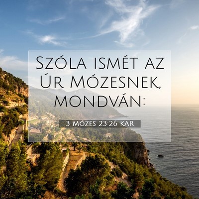 3 Mózes 23:26 KAR Bibliai verskép