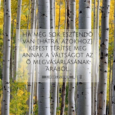 3 Mózes 25:51 KAR Bibliai verskép
