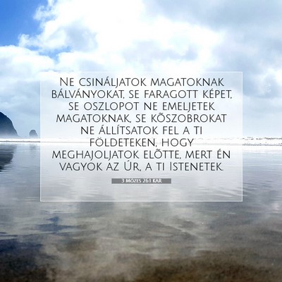 3 Mózes 26:1 KAR Bibliai verskép