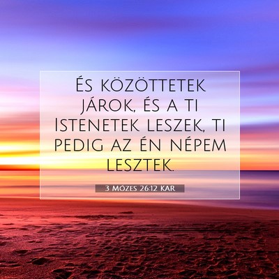 3 Mózes 26:12 KAR Bibliai verskép