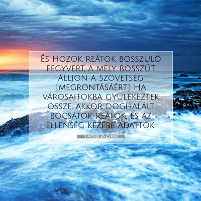 3 Mózes 26:25 KAR Bibliai verskép