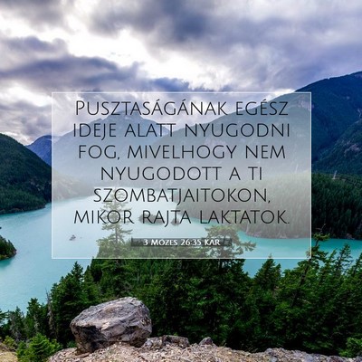 3 Mózes 26:35 Bibliai vers magyarázata